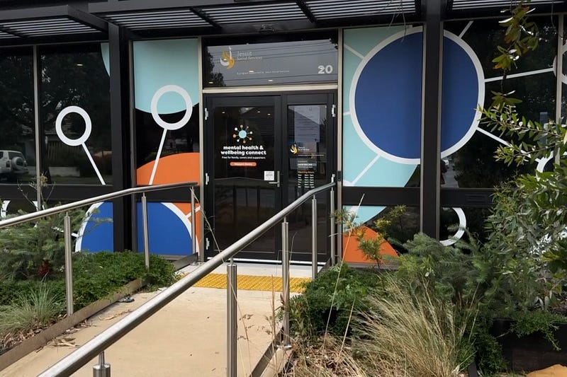 Photo of the entrance to Brimbank’s Mental Health Connect centre.