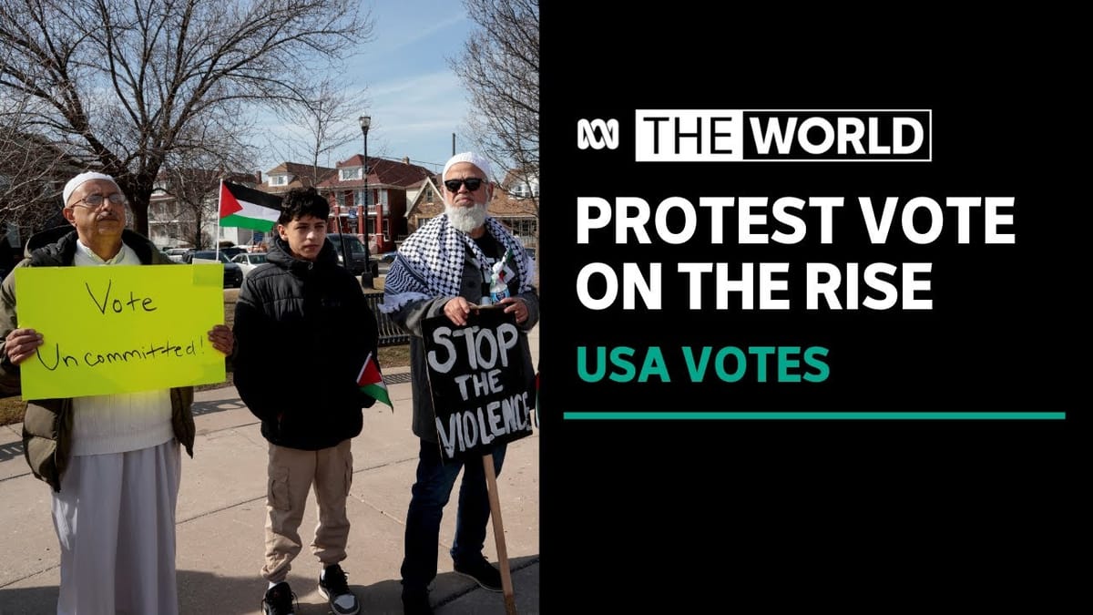 Record turnout, surging protest vote in Michigan presidential primaries