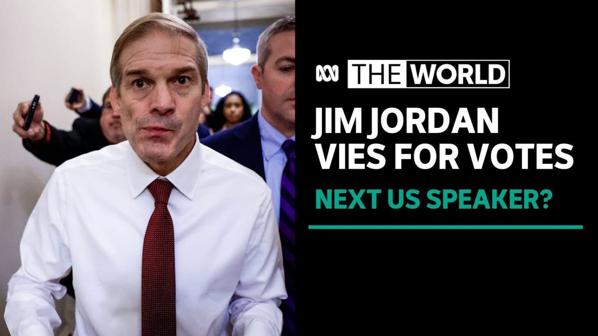 Republican Jim Jordan pushes for vote to end US speaker chaos... while still short votes
