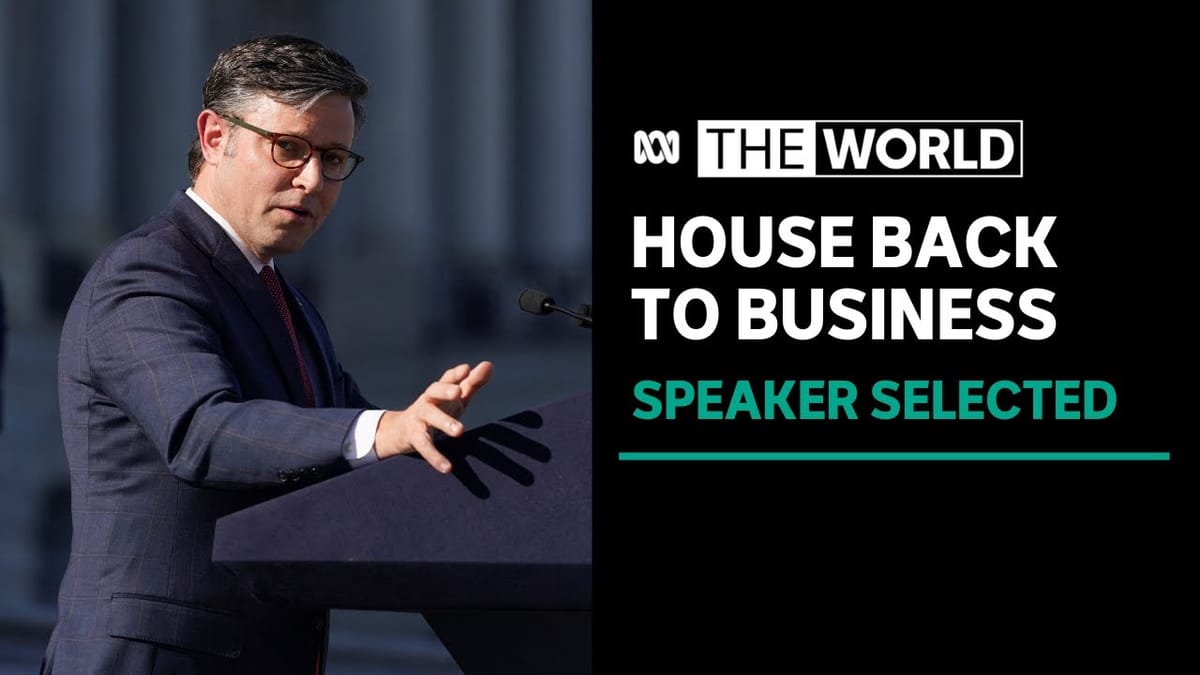 Eleventh-hour US speaker nominee clinches house gavel, ending weeks of congress turmoil