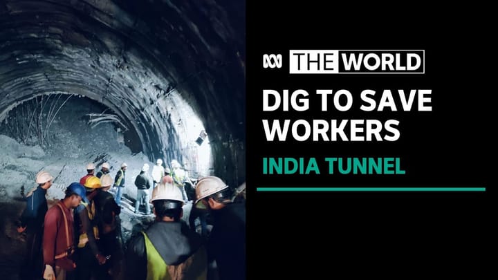 Families frustrated at pace of efforts to rescue workers trapped in Indian tunnel