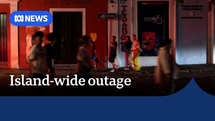 Puerto Rico power cut leaves 1.4m people in the dark