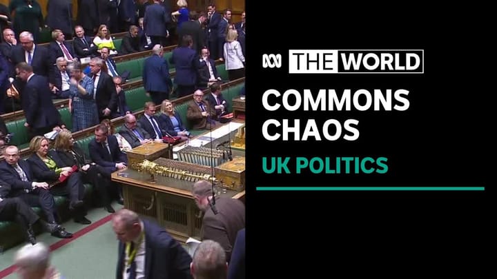 Gaza vote chaos leads to UK parliament walkout
