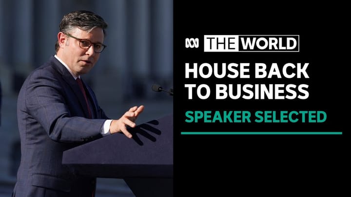 Eleventh-hour US speaker nominee clinches house gavel, ending weeks of congress turmoil